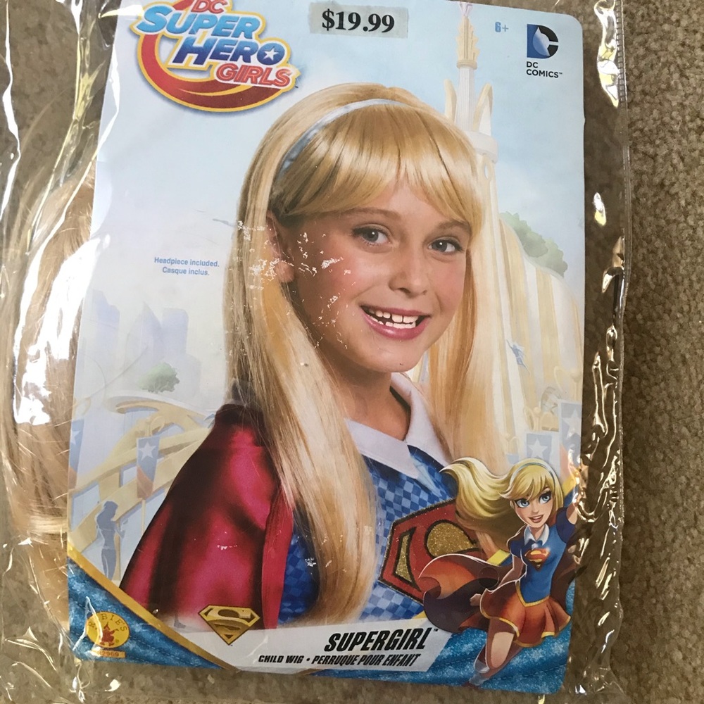 Super girl child wig